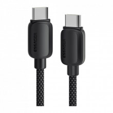 Дата кабель USB-C to USB-C 2.0m 100W black Essager (EXCTT1-WLA01-P) (324218)