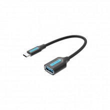 Переходник OTG USB 3.1 AF to USB-C 0.15m black VENTION (CCVBB) (343318)