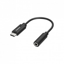 Переходник USB-C to Stereo Jack 3.5mm Black Hama (00200318) (246418)