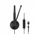 Наушники Epos Impact 100 MS Mono USB-C+A Black (1001419) (318418)