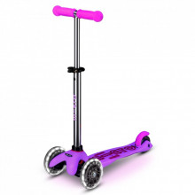 Самокат Micro Mini Deluxe Glow LED Морозний рожевий (MMD217) (247618)