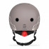 Шлем Scoot&Ride 45-51см, коричневый, с фонариком (SR-181206-BROWNLINES) (274618)