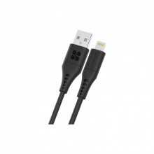 Дата кабель USB 2.0 AM to Lightning 1.2m 2.4A black Promate (powerlink-ai120.black) (323028)