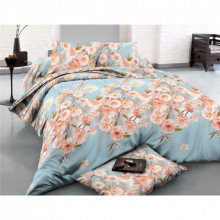 Постельное белье MirSon Сатин 22-1281 Cherry blossom Евро (2200003583359) (335128)