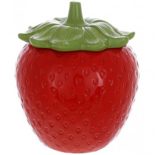Банка керамічна Fruits "Strawberry" 1400мл, полуниця, для сипучих продуктів (232328)