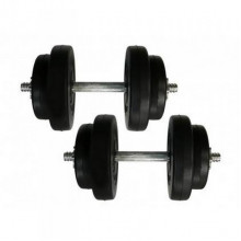 Гантели наборные композитные Rock Pro-R NE-PL-R-009-2, 2 шт по 9 кг
