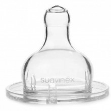 Соска Suavinex Силиконовая для густой еды, 4+мес, 1 шт (300841) (272328)
