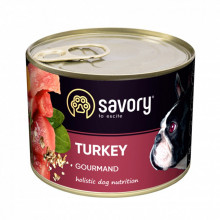 Консервы для собак Savory Dog Gourmand индейка 200 г (4820232630501) (322328)