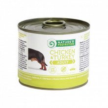 Консервы для собак Nature's Protection Adult Chicken&Turkey 400 г (KIK24630) (322428)
