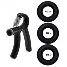 Набор кистевых эспандеров кольцо+эспандер ножницы Power Grip Set2 NE-1588-60