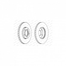 Тормозной диск FERODO DDF1014 (298528)