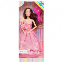 Детская Кукла "Beautiful Girl" D200-216(Pink) в нарядном платье