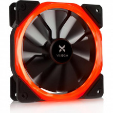 Кулер для корпуса Vinga LED fan-01 red (198728)