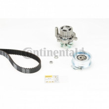 Комплект ремня ГРМ с помпой CONTITECH CT908WP2 (305728)
