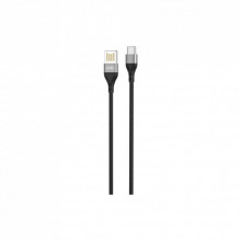 Дата кабель USB 2.0 AM to USB-C 1.0m 2.4A double-sided NB188 gray XO (6920680879700) (324928)