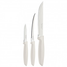 Набор ножей Tramontina Plenus Light Grey 3 шт (23498/313) (344928)