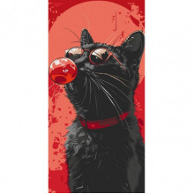 Картина по номерам "Прекрасный кот" 11558-AC 40х80 см