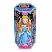 Детский набор для творчества "Princess Doll"  CLPD-02 Голубое платье
