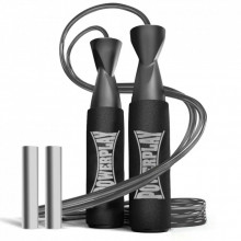 Скакалка PowerPlay 4211 швидкісна 120г х 2 Чорна (PP_4211) (239538)