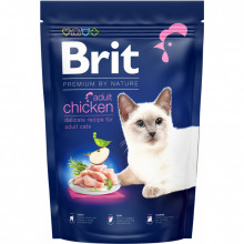 Сухой корм для кошек Brit Premium by Nature Cat Adult Chicken 1.5 кг (8595602553129) (244738)