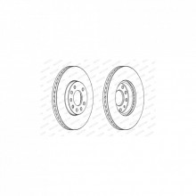 Тормозной диск FERODO DDF810 (298938)