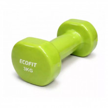Гантель Ecofit MD2025 з вініловим покриттям 3 кг (K00026986) (344938)