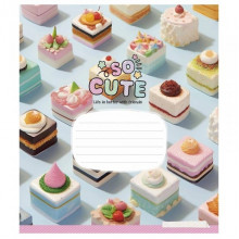 Тетрадь ученическая "Cute things" 024-3359L-1 в линию, 24 листов
