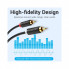 Кабель мультимедийный 2xRCA M to 2xRCA M 1.0m black Vention (VAB-R06-B100) (344248)