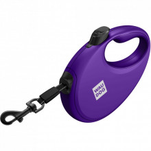 Поводок для собак WAUDOG R-leash с контейнером для пакетов S до 12 кг 3 м фиолетовый (26279) (311548)