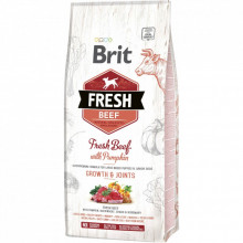 Сухой корм для собак Brit Fresh Beef/Pumpkin Puppy Large 12 кг (8595602530755) (322548)