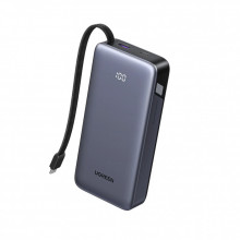 Батарея универсальная Ugreen 20000mAh 45W with Built-in Cable (PB536 55988B) (343548)