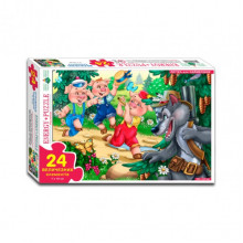 Игра-пазл "Трое поросят" Упаковка: коробка 82098 24 эл Игра-пазл "Трое поросят" Упаковка: коробка 82098 24 эл