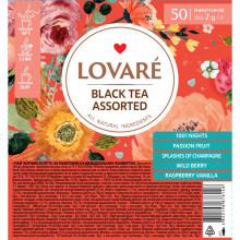 Чай Lovare Assorted Black Tea 5 видов по 10 шт (lv.78146) (199748)