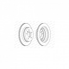 Тормозной диск FERODO DDF1697C (298748)