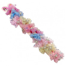 Детские резинки для волос «Бантик» 0108-333 фатиновый 10 пар