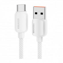 Дата кабель USB 2.0 AM to USB-C 2.0m 100W white Essager (EXC7A-WLA02-P) (324258)