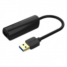 Переходник USB 3.0 to Ethernet RJ45 1000Mb black Vention (CEHBB) (344358)
