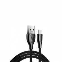 Кабель Remax Lesu Pro USB 2.0 to microUSB 2.1A 1M Черный (RC-160m-b) (253458)