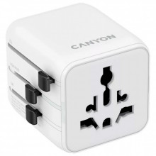 Переходник Canyon Travel Adapter OnTour One EU/UK/US/AUS White (CNS-TA1005W) (319958) Переходник Canyon Travel Adapter OnTour One EU/UK/US/AUS White (CNS-TA1005W) (319958)