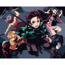 Картина по номерам Santi Demon Slayer Heroes 40х50 см (954416) (339168)
