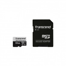 Карта памяти Transcend 64GB microSDXC class 10 UHS-I U3 A2 (TS64GUSD340S) (160268)