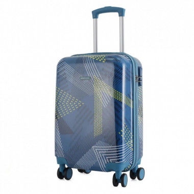 Чемодан Semi Line Pattern 20" S Blue (T5652-1) (283268)