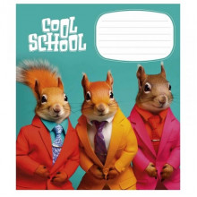 Тетрадь ученическая "Cool School" 012-3307L-2 в линию, 12 листов