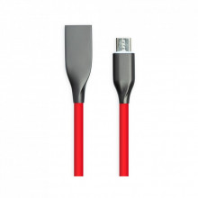 Дата кабель USB 2.0 AM to Micro 5P 1.0m red PowerPlant (CA911363) (321368)