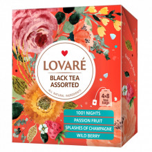 Чай Lovare Ассорти Черный 4 вида по 8 шт (lv.79648) (237468)