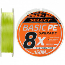 Шнур Select Basic PE 8x 150m Light Green 1.5/0.18mm 22lb/10kg (1870.31.41) (278468)