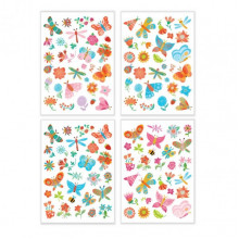 301101 Набор детских временных татуировок «Цветочные мечты»