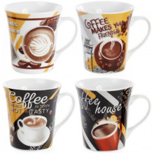 Кружка порцелянова "Coffee makes you friendly" 375мл (178968)