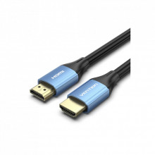 Кабель мультимедийный HDMI to HDMI 2.0m V2.0 4K 60Hz Aluminum Alloy Blue Vention (ALHSH) (239178)