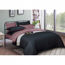 Пододеяльник MirSon Satin Stripe 30-0021 + 30-0008 Dorimel 200х220 см (2200005268049) (330178)